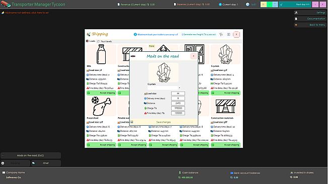 Transporter Manager Tycoon - Mods on the road