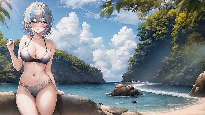 Senpai Puzzle: Waifu Summer - Background Waifus Pack