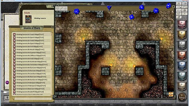 Fantasy Grounds - Maps: Winding Caverns
