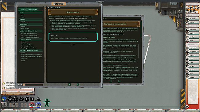 Fantasy Grounds - Orange Colored Sky