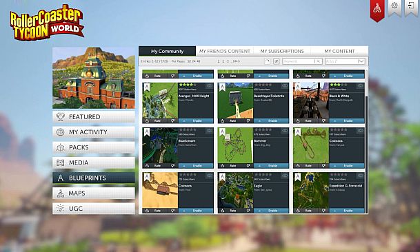 RollerCoaster Tycoon World