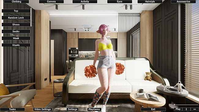 Virtual Girlfriend Lia - Cheerleader Girl