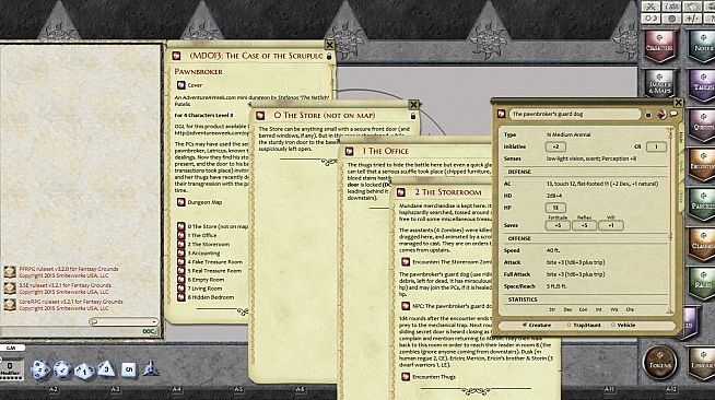 Fantasy Grounds - Mini-Dungeon #013: The Case of the Scrupulous Pawnbroker (PFRPG)