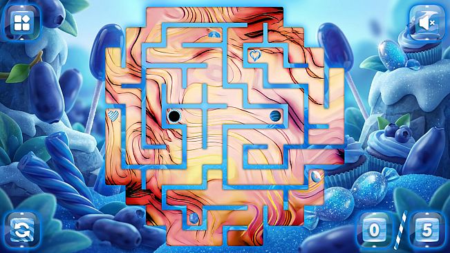 Sweetie Candy Maze: Azure Honeyberry