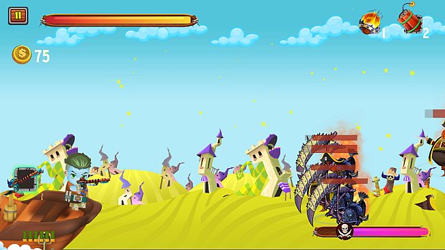 Captain vs Sky Pirates - Evil Village