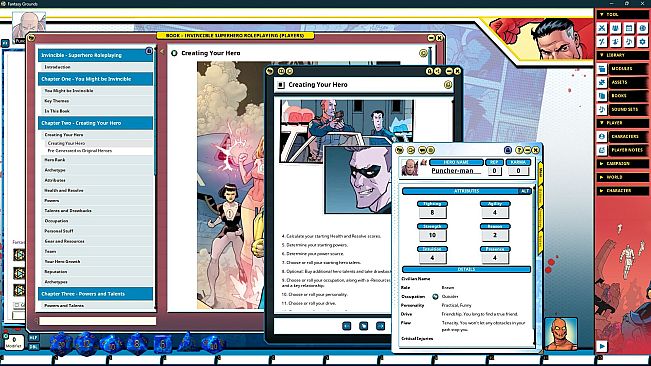 Fantasy Grounds - Invincible Superhero Roleplaying Core Ruleset