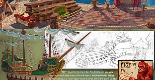 Duke Grabowski: Mighty Swashbuckler: The Art of Duke - by Bill Tiller