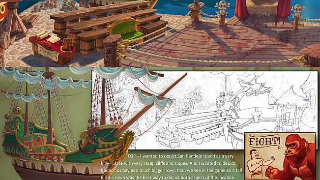 Duke Grabowski: Mighty Swashbuckler: The Art of Duke - by Bill Tiller