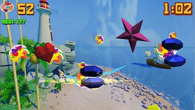 Fruit Slice by Motion Capture