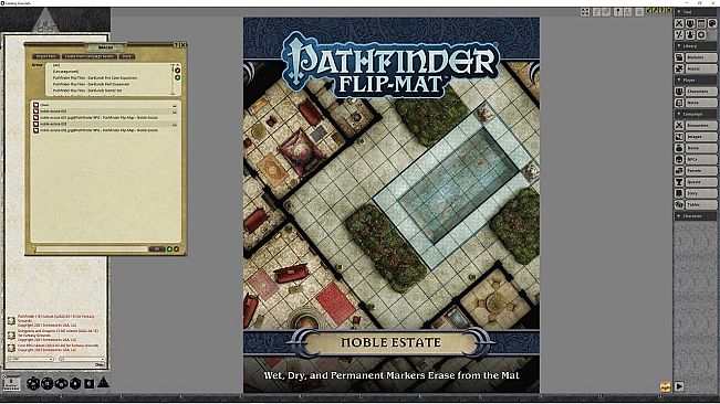 Fantasy Grounds - Pathfinder RPG - Pathfinder Flip-Mat - Noble Estate