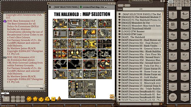 Fantasy Grounds - Meanders Map Pack: The Halehold (Map Pack)