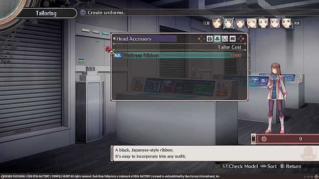 Dark Rose Valkyrie: Dark Rose Waitress Set