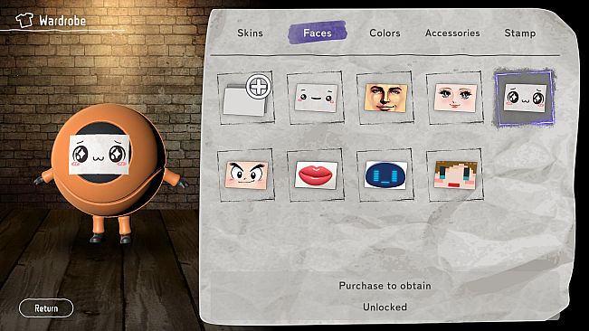 PICK A BOO Skin "Expression Set (Cute Style)"