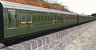 TS Marketplace: Maunsell 59ft Low Window Corridor Coach Pack Southern Olive Green