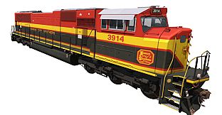Trainz 2022 DLC - Kansas City Southern - EMD SD70MAC BELLE
