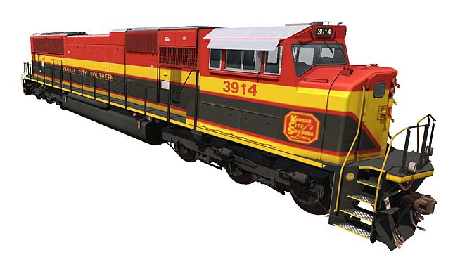 Trainz 2022 DLC - Kansas City Southern - EMD SD70MAC BELLE