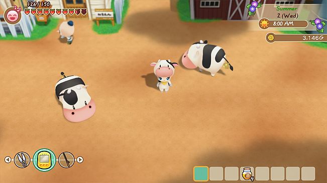 STORY OF SEASONS: Friends of Mineral Town - Cow Costume