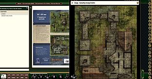 Fantasy Grounds - Pathfinder RPG - Pathfinder Flip-Mat: Swamp Ruins