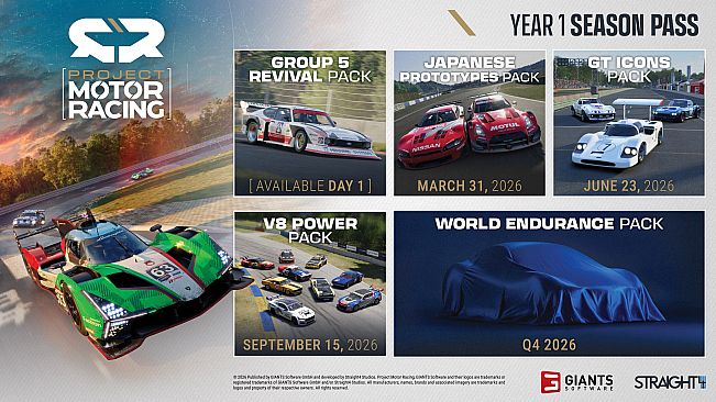 Project Motor Racing: Year 1 Season Pass