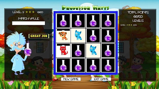 Professor Watts Memory Match: Puppies