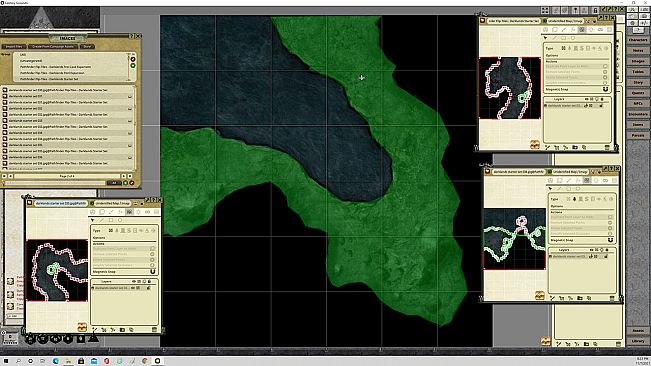 Fantasy Grounds - Pathfinder RPG - Flip-Tiles - Darklands Starter Set
