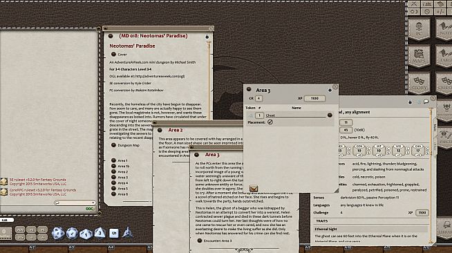 Fantasy Grounds - Mini-Dungeon #018: Neotomas' Paradise (5E)