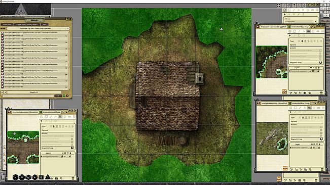 Fantasy Grounds - Pathfinder RPG - Flip-Tiles - Forest Perils Expansion