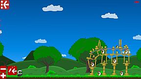 Robot vs Birds Zombies