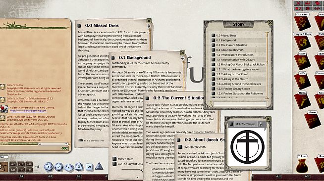 Fantasy Grounds - Missed Dues (CoC7E)