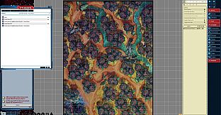 Fantasy Grounds - Starfinder RPG - FlipMat - Forest Moon