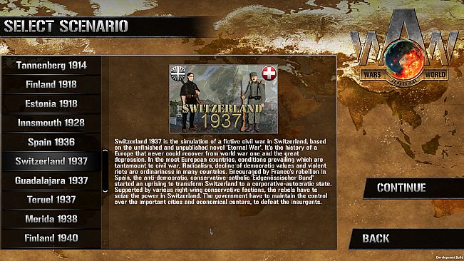 Wars Across The World: Switzerland 1937