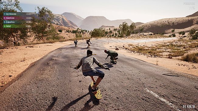 Longboard Skate Downhill Simulator