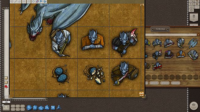 Fantasy Grounds - Silver Dragons (Token Pack)