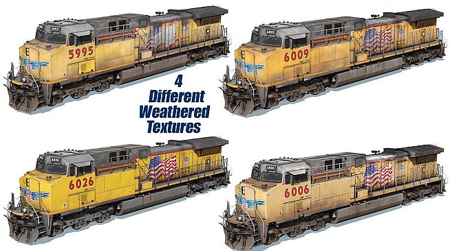 Trainz 2019 DLC - UP AC4400CW #5982-6081