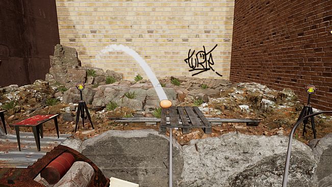 Egg Over It: Fall Flat From the Top