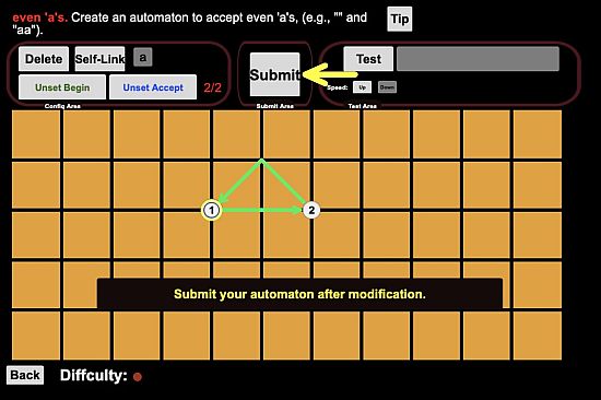 Finite State Automaton Challenges 2