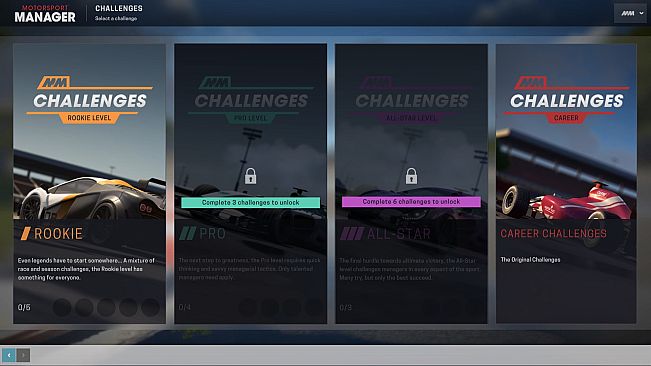 Motorsport Manager - Challenge Pack
