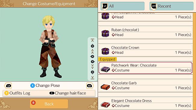 Chocolate Attire - WorldNeverland - Daily Life in the Elnea Kingdom - Another Life Adventure