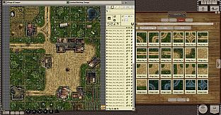 Fantasy Grounds - Black Scrolls Village (Map Tile Pack)