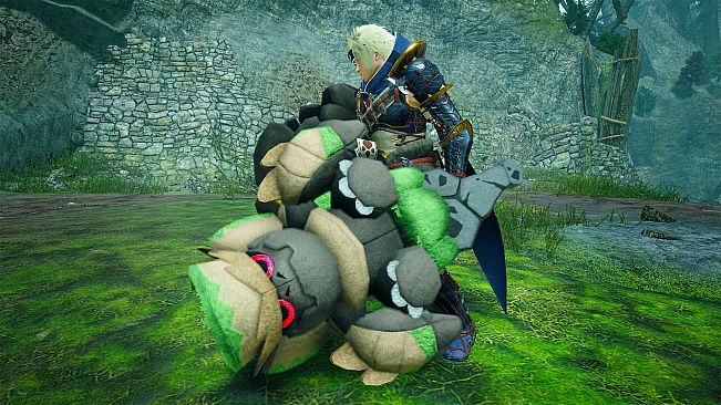 Monster Hunter Rise - "Stuffed Garangolm" Hunter layered weapon (Charge Blade)