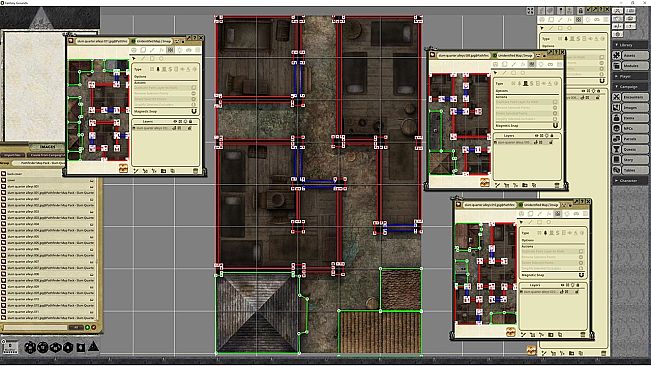 Fantasy Grounds - Pathfinder RPG - Map Pack - Slum Quarter Alleys