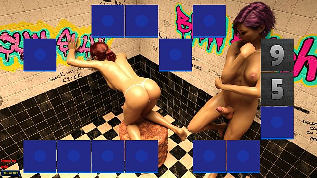 Sexy Memory Puzzle - Futanari Gloryhole