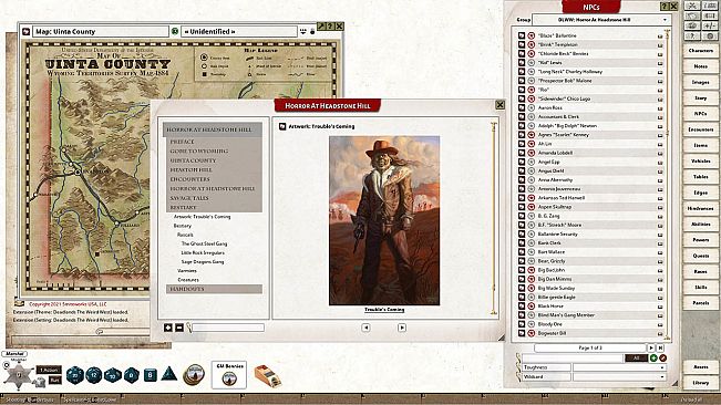 Fantasy Grounds - Deadlands: The Weird West: Horror at Headstone Hill