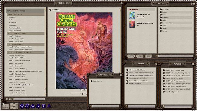 Fantasy Grounds - Mutant Crawl Classics #2: A Fallen Star For All