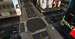 GameGuru MAX Cyberpunk Booster Pack - City Streets