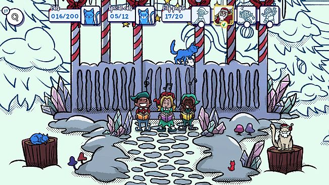 Hidden Cats in Santa's Realm