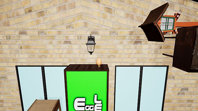 Egg Over It: Fall Flat From the Top