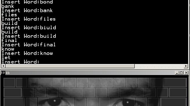 Touch Typing Home Row Speed Grinder - Eyes Only Skin