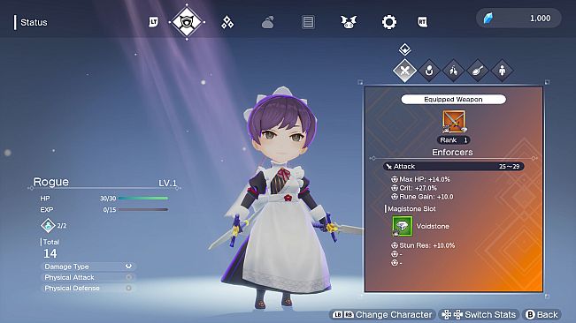 Silent Hope - Rogue's Special Weapon & Voidstone Set