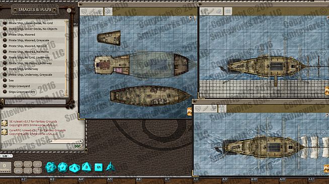 Fantasy Grounds - Fantastic Maps: Pirates!